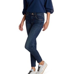 MOTHER Women's Skinny Jeans in Dark Blue